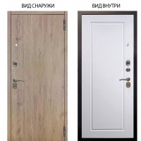 Стальная БЕРЛОГА XS / Элегант Рустик соломенный / Тревор Софт милк