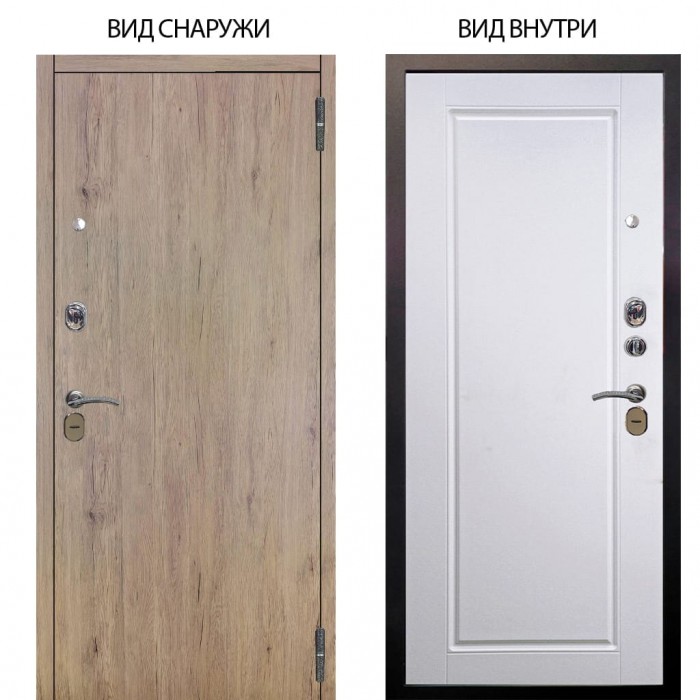 Стальная БЕРЛОГА XS / Элегант Рустик соломенный / Тревор Софт милк