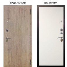 Стальная БЕРЛОГА XS / Элегант Рустик соломенный / Элегант Софт милк