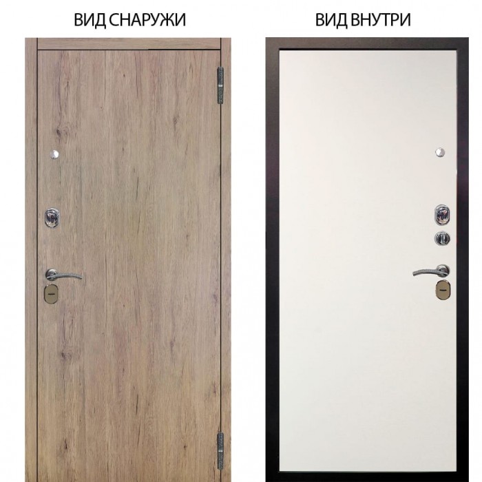 Стальная БЕРЛОГА XS / Элегант Рустик соломенный / Элегант Софт милк