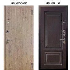 Стальная БЕРЛОГА XS / Элегант Рустик соломенный / Элион Горький шоколад