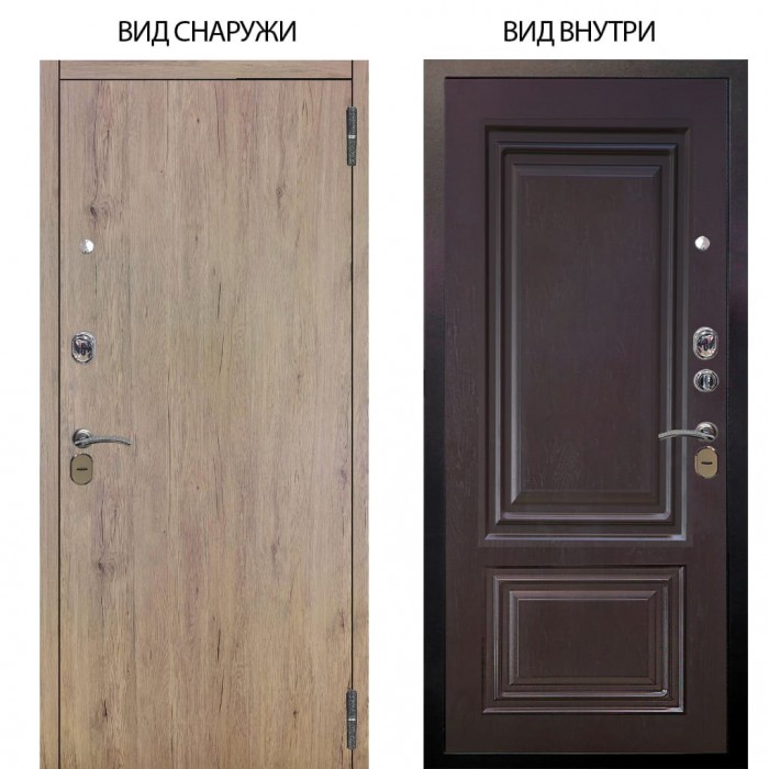 Стальная БЕРЛОГА XS / Элегант Рустик соломенный / Элион Горький шоколад