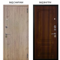 Стальная БЕРЛОГА XS / Элегант Рустик соломенный / Элион Дуб рустикальный