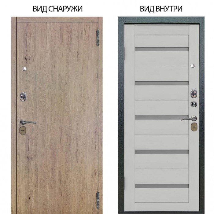 Стальная БЕРЛОГА XS / Элегант Рустик соломенный / Александра Серый винил