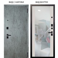 Black / Агат Темный бетон горизонт / Вояж Белое дерево