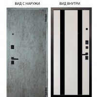 Black / Агат Темный бетон горизонт / Дуэт Белое дерево вставки Кензо