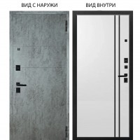 Black / Агат Темный бетон горизонт / Нора 4