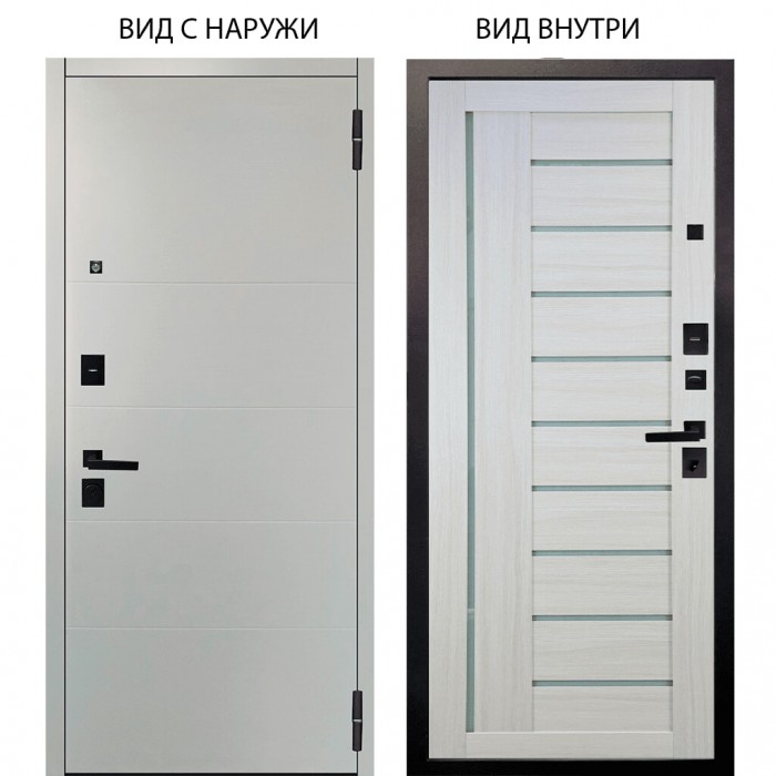 Black / Агат Вельвет белый горизонт / Диана Белая лиственница