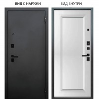 Black / BLACK металл Черный муар / Анастасия 1 Белый снег