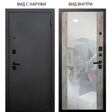Black / BLACK металл Черный муар / Вояж Светлый бетон