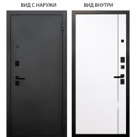 Black / BLACK металл Черный муар / Гауда Роял вуд белый