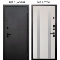 Black / BLACK металл Черный муар / Дуэт Белое дерево вставки Изабель