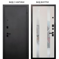 Black / BLACK металл Черный муар / Дуэт Белое дерево вставки Николь