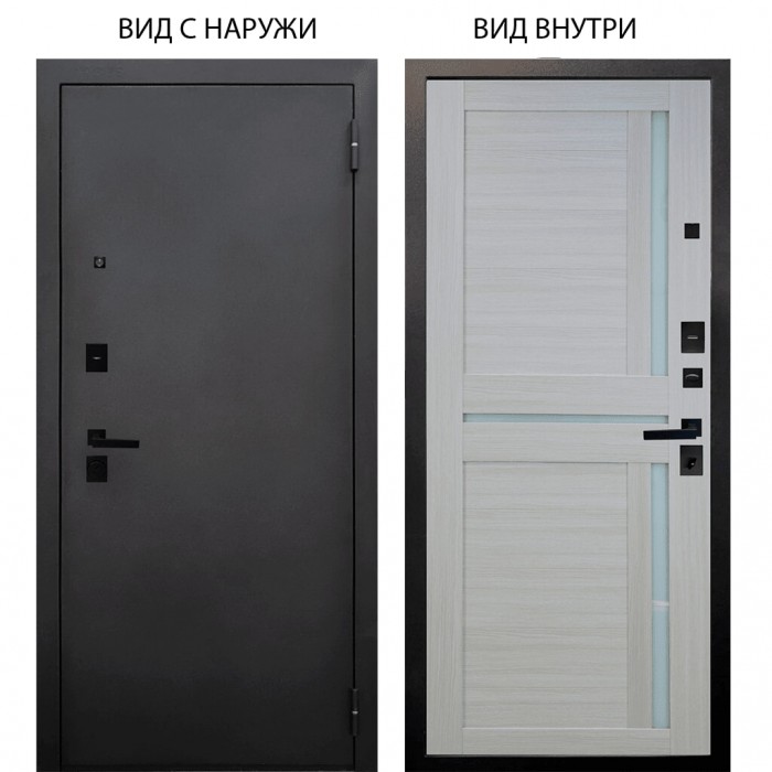 Black / BLACK металл Черный муар / Мирра Белая лиственница