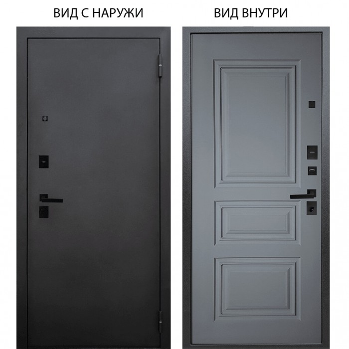 Black / BLACK металл Черный муар / Скиф Силк маус