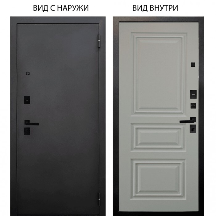 Black / BLACK металл Черный муар / Скиф Софт милк