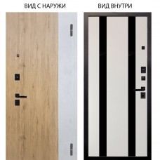 Black / Эксперт Рустик соломенный - бетон урбан милк / Дуэт Белое дерево вставки Кензо