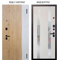 Black / Эксперт Рустик соломенный - бетон урбан милк / Дуэт Белое дерево вставки Николь