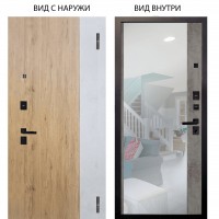 Black / Эксперт Рустик соломенный - бетон урбан милк / Магнум Светлый бетон