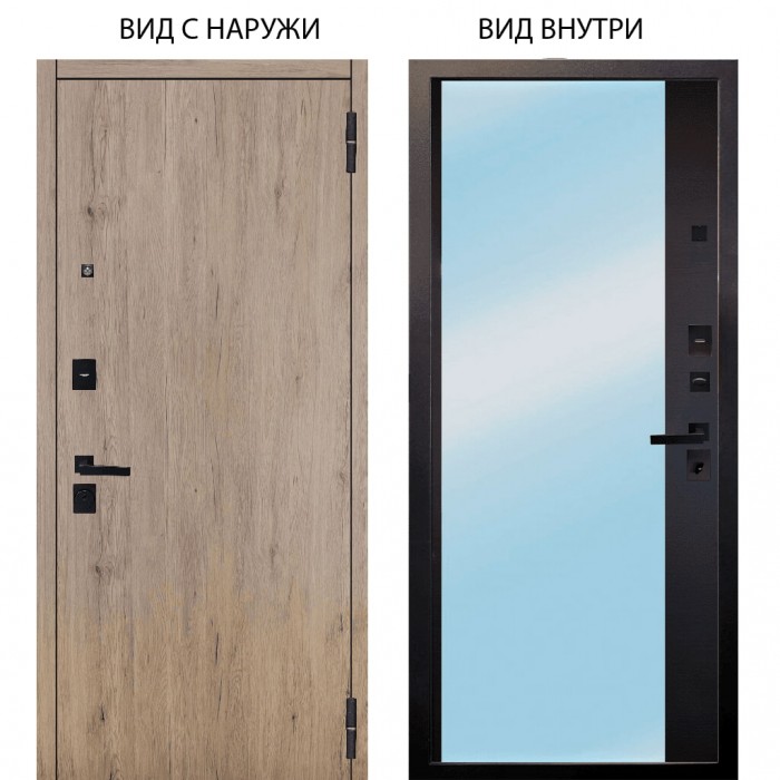 Black / Элегант Рустик соломенный / Магнум Черный софт