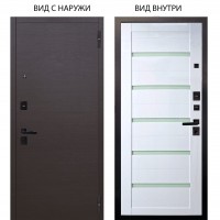 Black / Элегант Венге горизонт / Александра Белый глянец