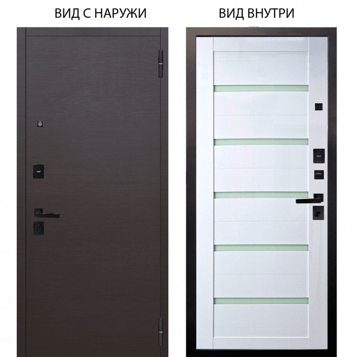 Black / Элегант Венге горизонт / Александра Белый глянец