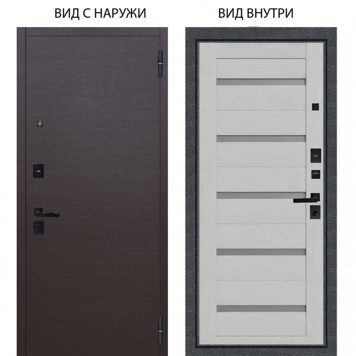 Black / Элегант Венге горизонт / Александра Серый винил