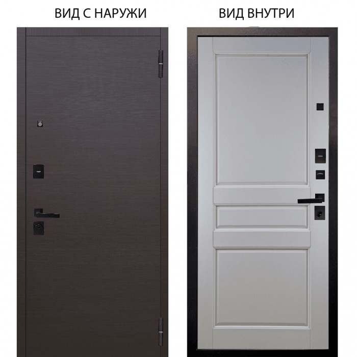 Black / Элегант Венге горизонт / Каролина Белая эмаль