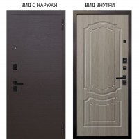 Black / Элегант Венге горизонт / Мишель Ларче светлый