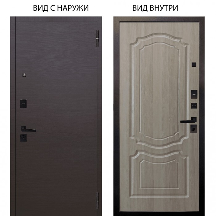 Black / Элегант Венге горизонт / Мишель Ларче светлый