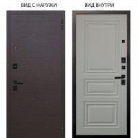 Black / Элегант Венге горизонт / Скиф Софт милк