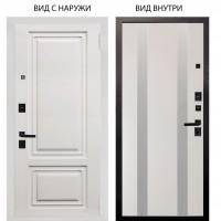 Black / Элион ВМР белый / Дуэт Белое дерево вставки Изабель