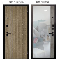 Black / Гейджи Орех мраморный / Магнум Светлый бетон