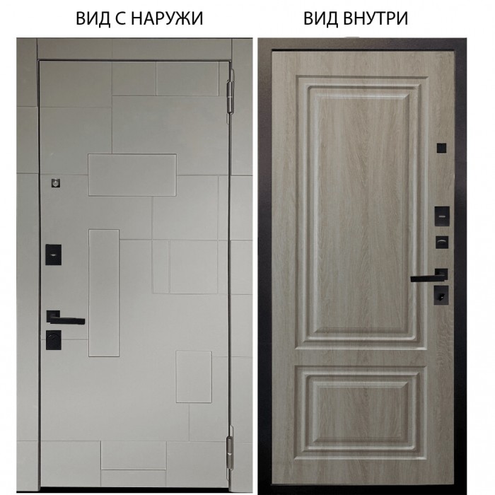 Black / Корсо Силк флай / Элион Дуб филадельфия крем