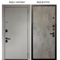 Black / Корсо Силк флай / Агат Светлый бетон