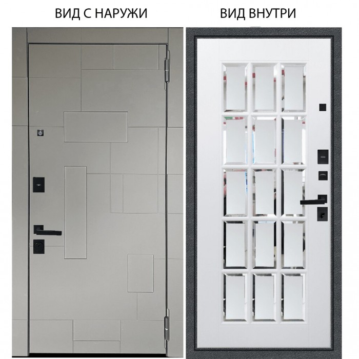 Black / Корсо Силк флай / Мэрелин Софт милк с фацетом и пескоструем