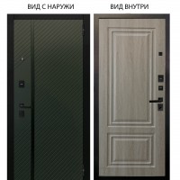 Black / Ланцет Олива софт / Элион Дуб филадельфия крем