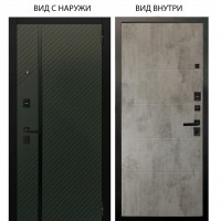 Black / Ланцет Олива софт / Агат Светлый бетон