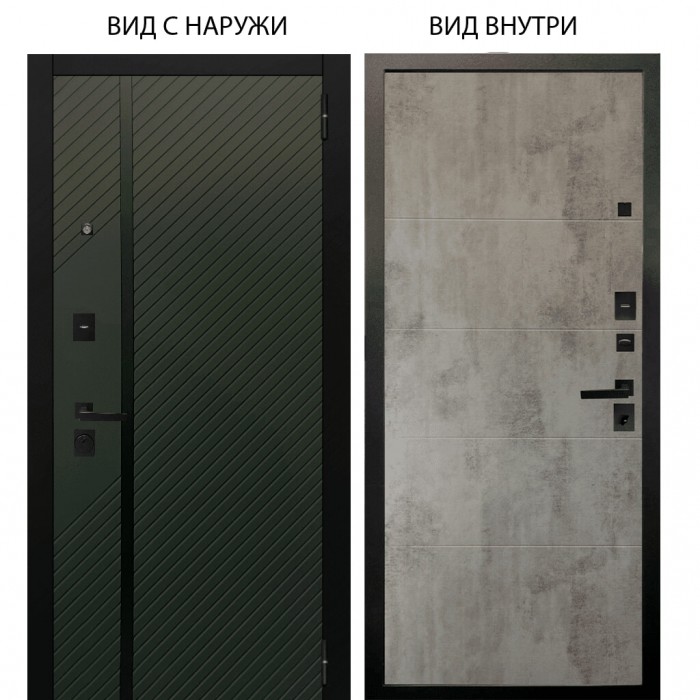 Black / Ланцет Олива софт / Агат Светлый бетон