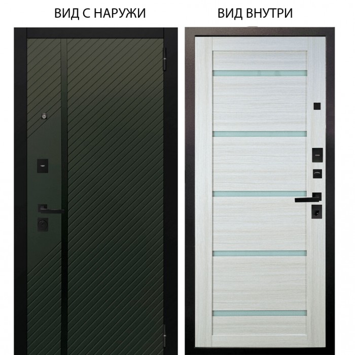 Black / Ланцет Олива софт / Александра Белая лиственница