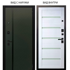 Black / Ланцет Олива софт / Александра Белый глянец