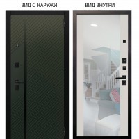 Black / Ланцет Олива софт / Вояж Белое дерево