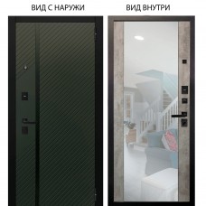 Black / Ланцет Олива софт / Вояж Светлый бетон