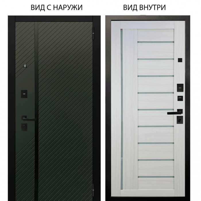 Black / Ланцет Олива софт / Диана Белая лиственница