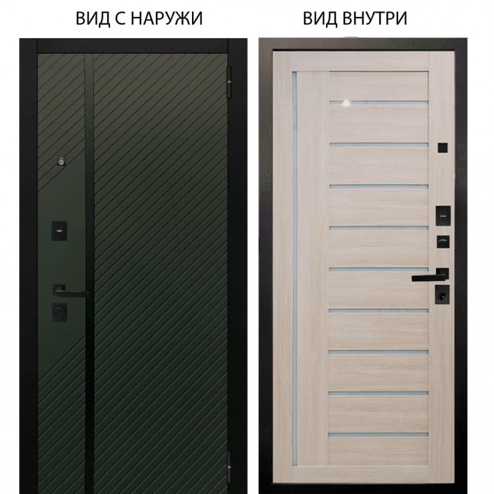 Black / Ланцет Олива софт / Диана Буксус