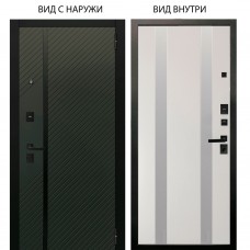 Black / Ланцет Олива софт / Дуэт Белое дерево вставки Изабель