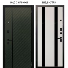Black / Ланцет Олива софт / Дуэт Белое дерево вставки Кензо