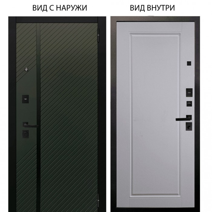 Black / Ланцет Олива софт / Тревор Софт милк