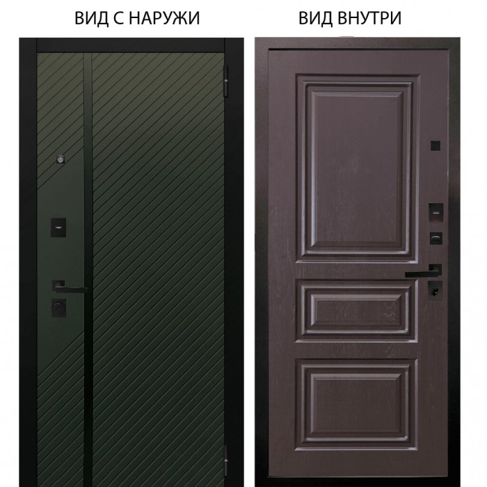 Black / Ланцет Олива софт / Скиф Горький шоколад