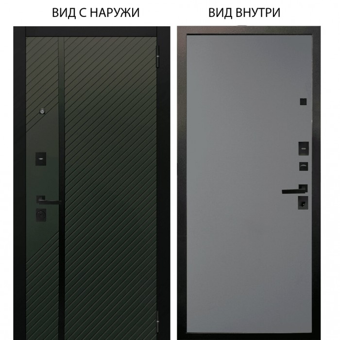 Black / Ланцет Олива софт / Элегант Силк маус